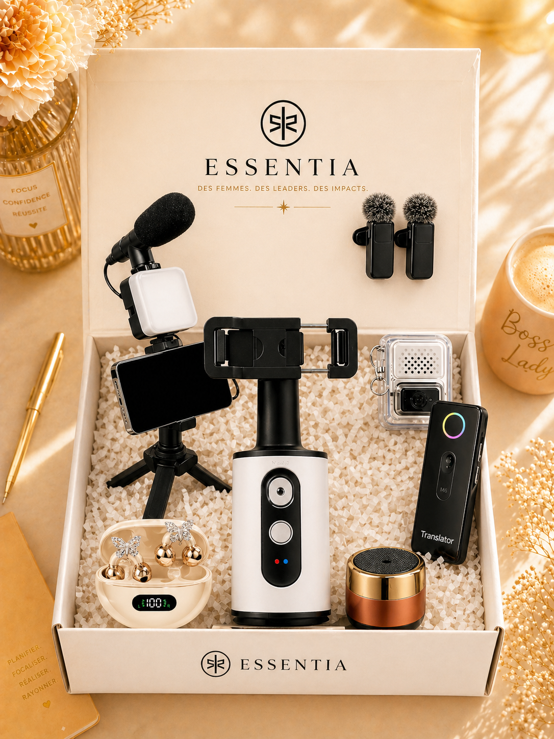 Coffret entrepreneure Connectée – Création & Communication Digitale