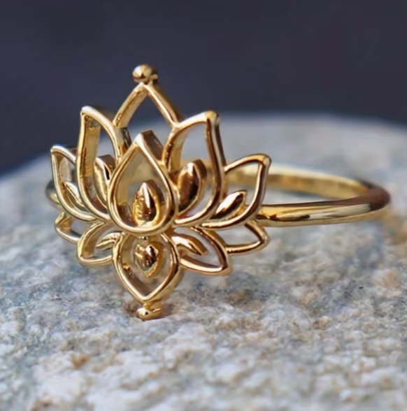 Bague Lotus Vintage Chic